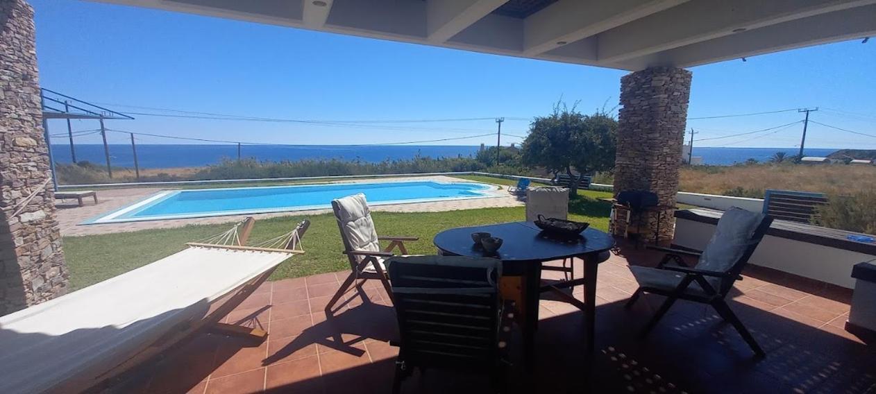 Cristelia Seafront & Pool Villa Lakhania Eksteriør bilde