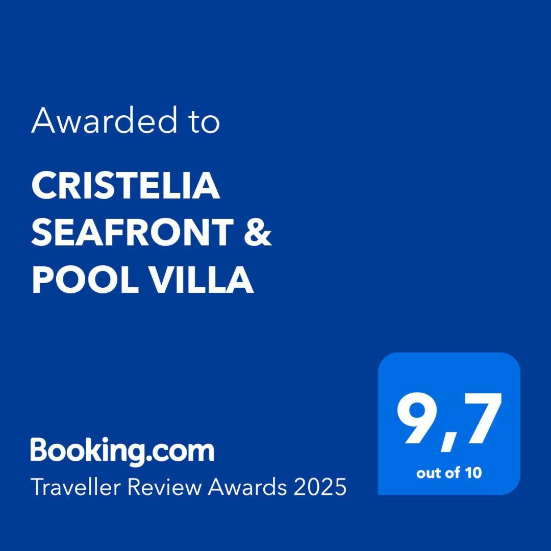 Cristelia Seafront & Pool Villa Lakhania Eksteriør bilde